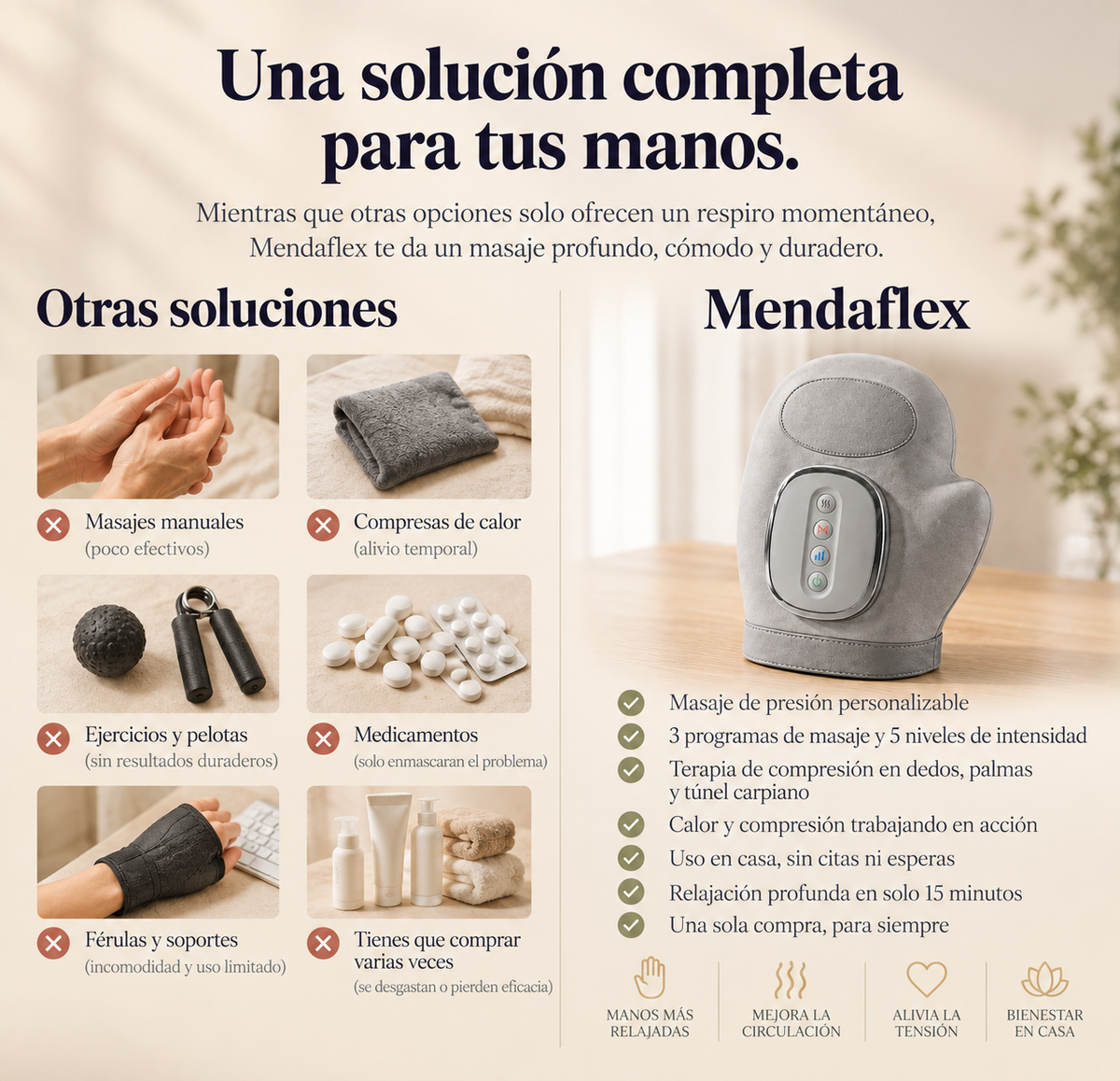 Mendaflex™ Guante Masajeador